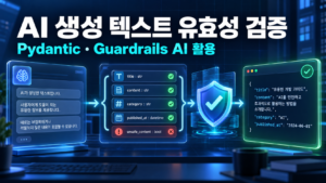 AI 생성 텍스트의 유효성 검증을 위한 Pydantic 및 Guardrails AI 라이브러리 활용 5 llm썸네일