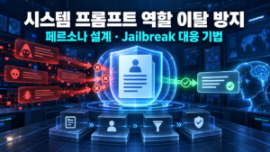 System Prompt 내 페르소나 설계 시 발생할 수 있는 역할 이탈(Jailbreak) 방지 기법 6 llm썸네일