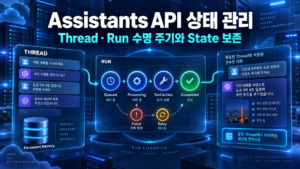 OpenAI Assistants API의 Thread 및 Run 객체 수명 주기 관리와 State 보존 로직 9 llm썸네일