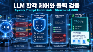 LLM 환각(Hallucination) 제어를 위한 System Prompt Constraints 및 Structured Output(JSON) 강제 기법 2 llm썸네일
