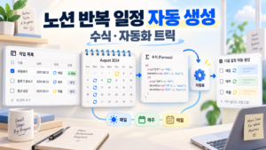 노션 내 반복 일정(Recurring Tasks) 자동 생성을 위한 수식 및 자동화 트릭 2 노션썸네일
